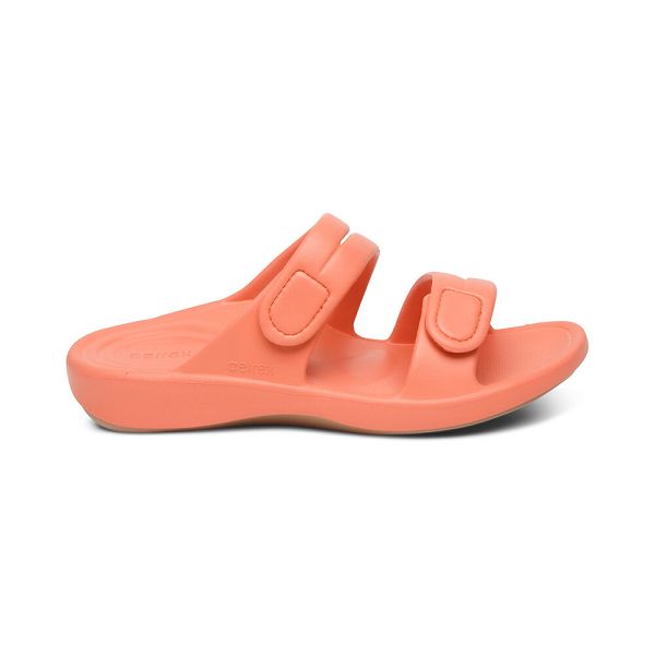Aetrex Women's Janey Sport Water-Friendly Sandals Coral Sandals UK 3138-166